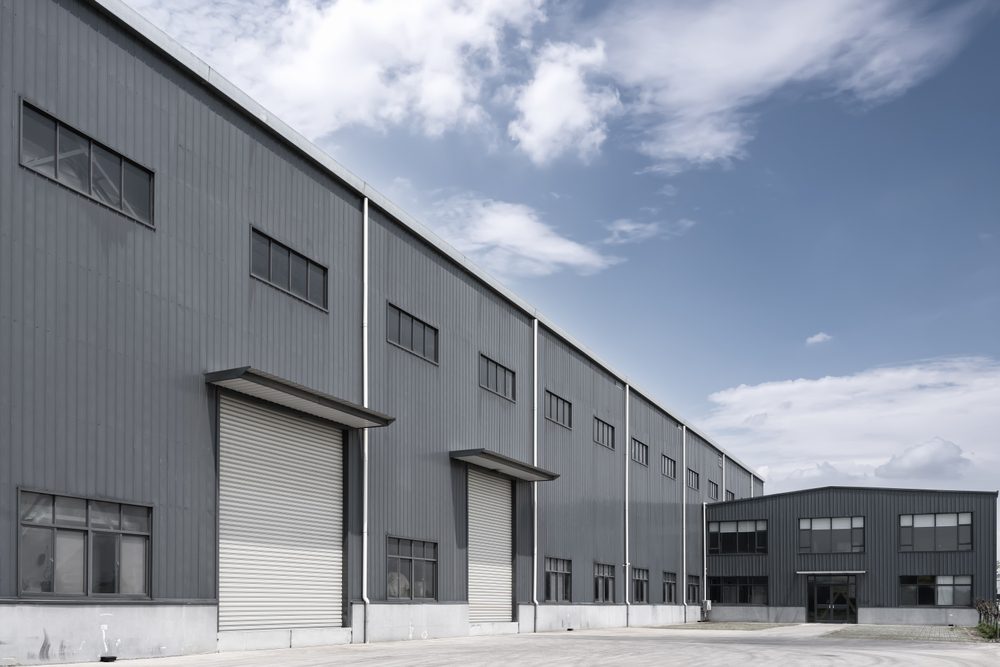 Industrial warehouse facility with loading doors in Utah
