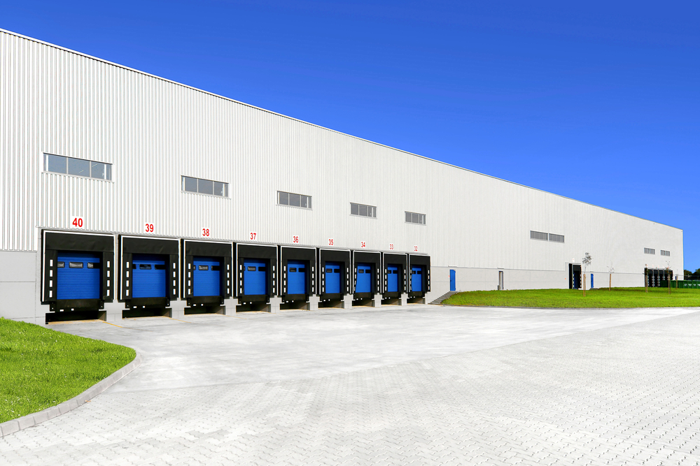 Commercial warehouse evaluated during property due diligence